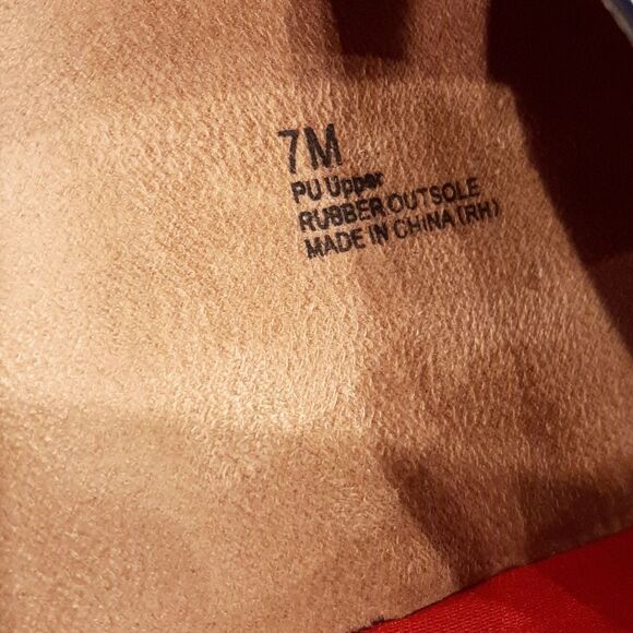 Beacon Red and Blue Rain Slip On Shoes - Picture 8 of 8